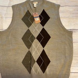 New Mens Dockers Sweater Vest